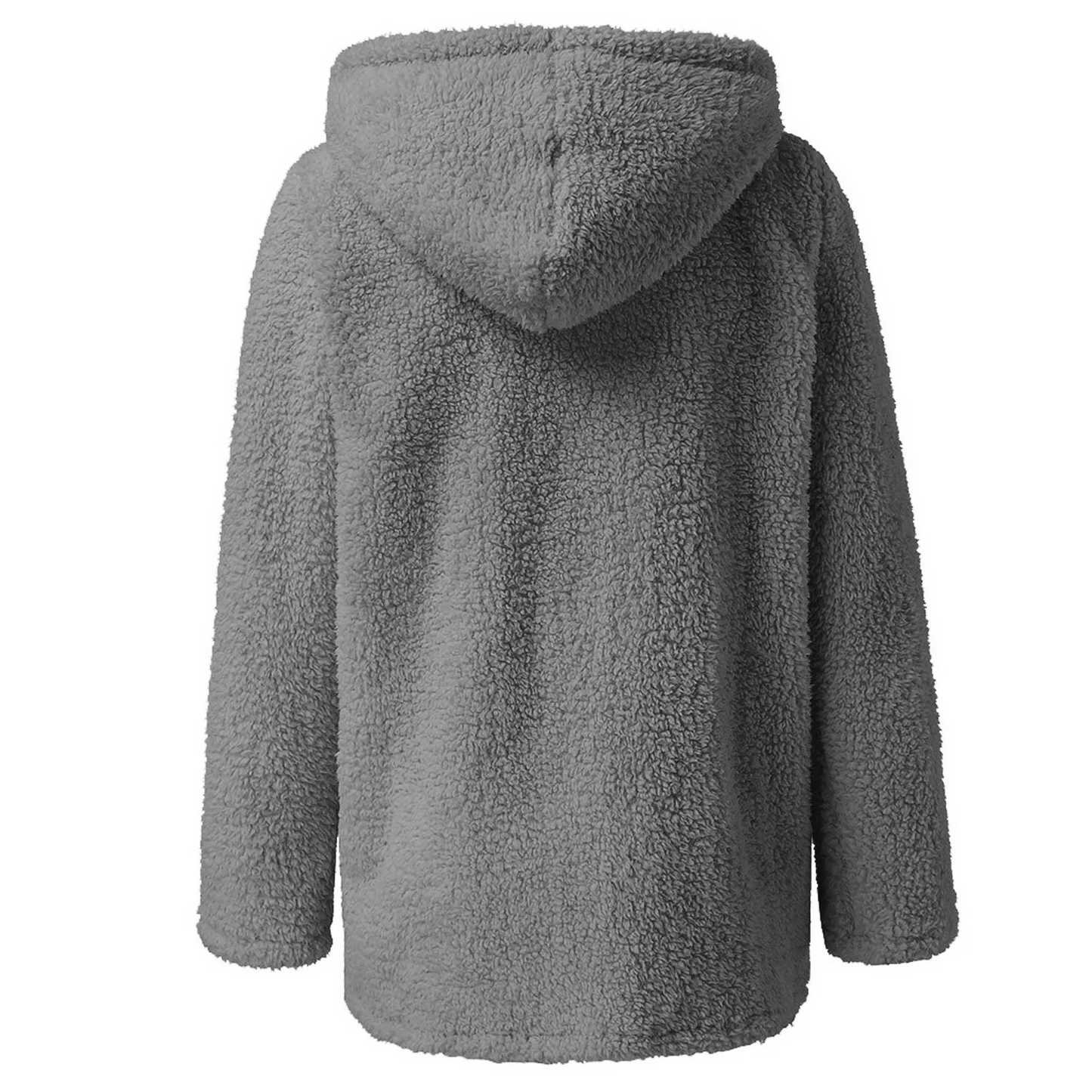 Nordique Cozy | Knuffelzachte Teddy Jas Dames met Capuchon en Voorzakken