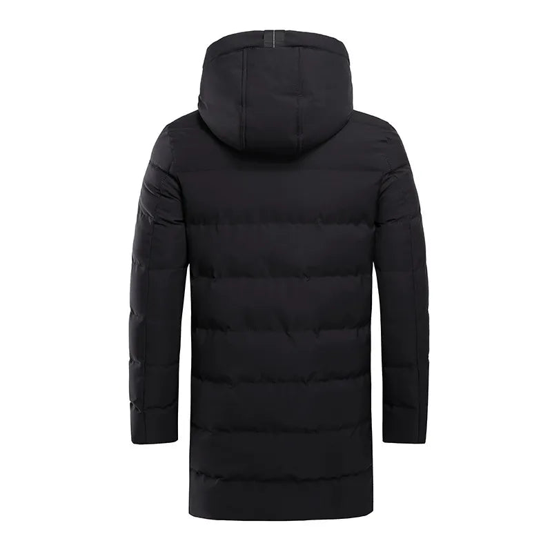 Nordique Elite | Luxe Lange Winter Jas voor Heren