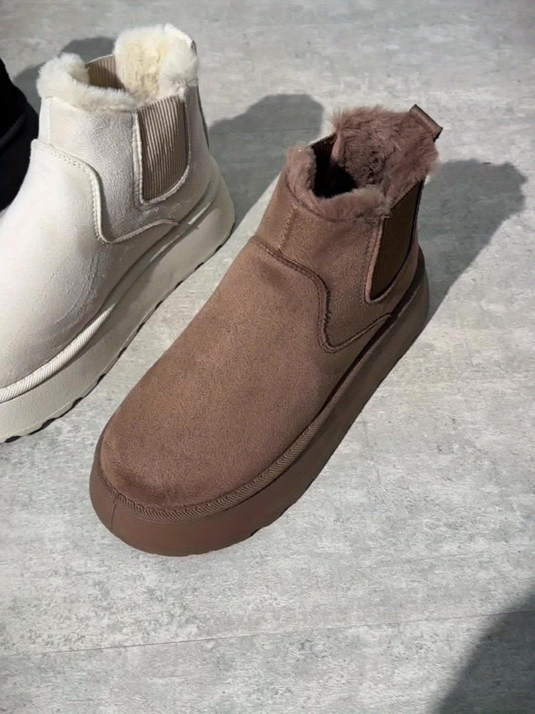 CozyStep | gevoerde plateaulaarzen
